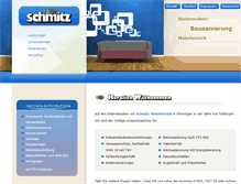 Tablet Screenshot of maler-schmitz-emmingen.de